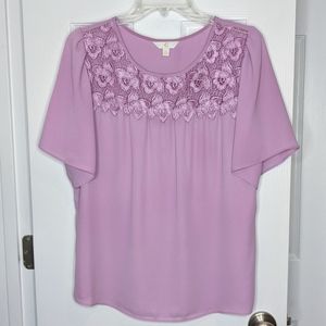 ⭐ BOGO SALE⭐ Charming Charlie Lavender Blouse